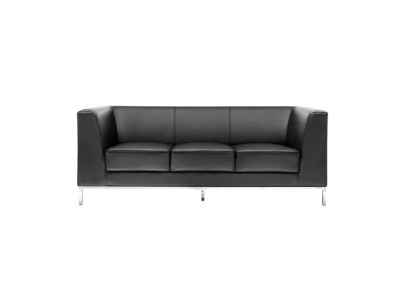 Диван President трехместный черный