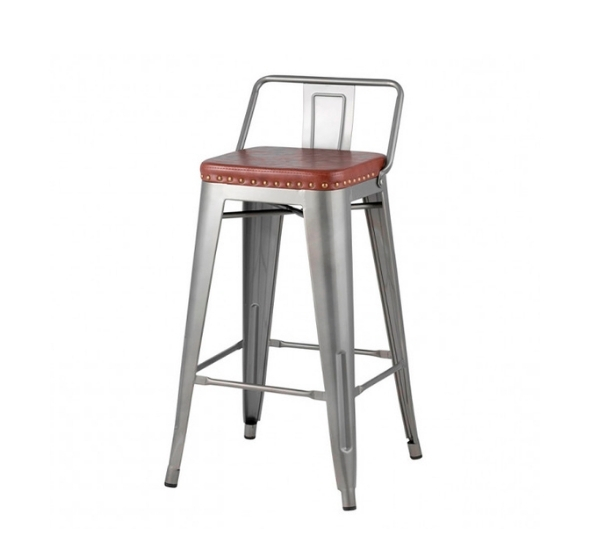 Стул барный Tolix серый