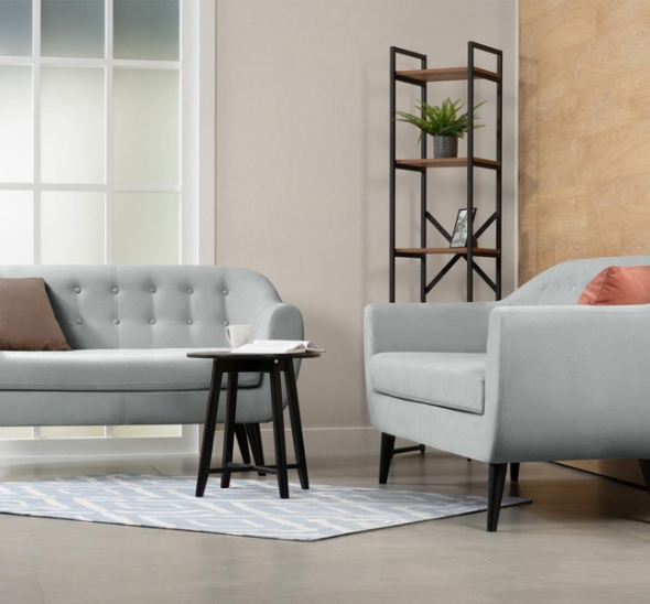 Диван Роттердам Серый