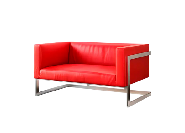 Диван Andrian Silver Red