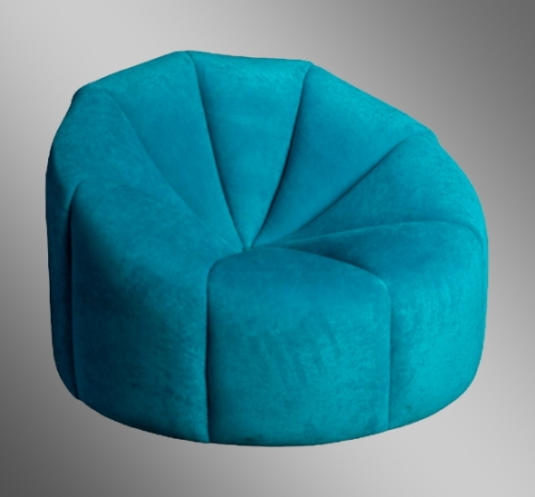 Кресло-пуф Вельвет Аквамарин