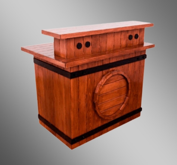 Деревянная барная стойка