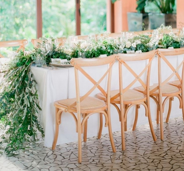 Стул Crossback Beige