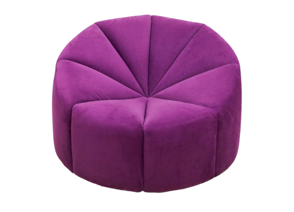 Кресло-пуф Вельвет Пурпурный