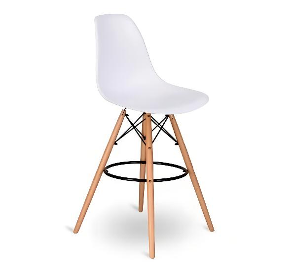Стул барный Eames белый