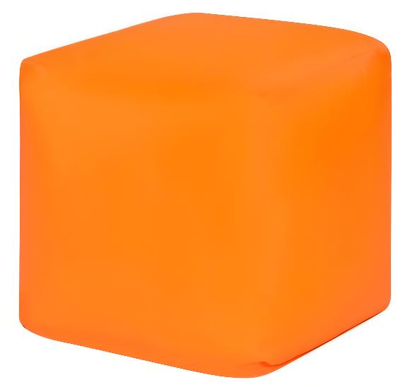 Пуф Геометрия оранжевый