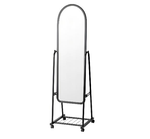 Зеркало напольное на колесиках