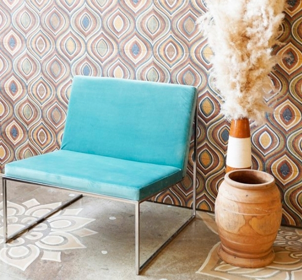 Кресло Chrome & Mint Color