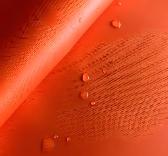 Пуф Геометрия оранжевый