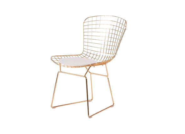 Стул Bertoia Gold