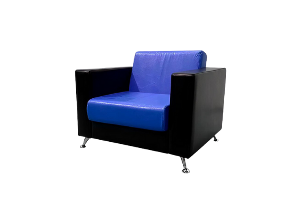 Кресло Cube сине-черное