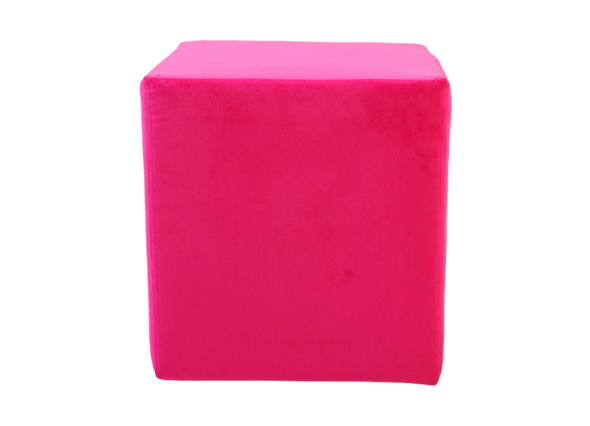 Пуфик Куб Розовый