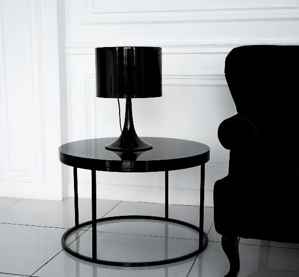 Журнальный стол Round Black