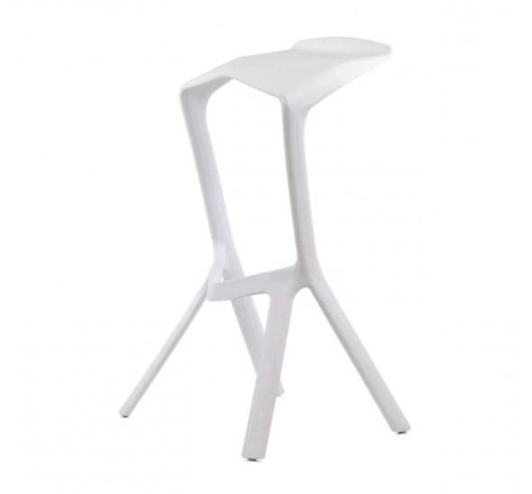 Стул барный Miura White