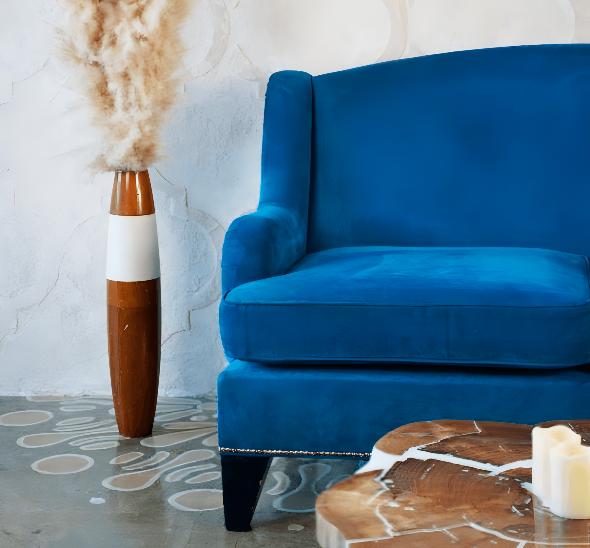 Диван Adelaida Blue