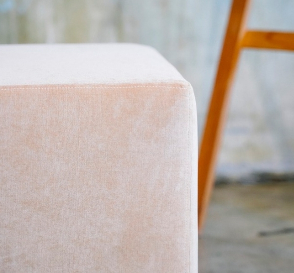 Пуфик Куб Бежевый