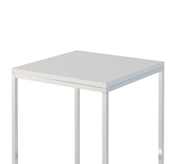 Cтол-подиум Лаконичность с белой столешницей