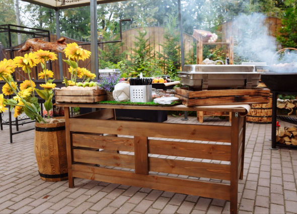 Стол фуршетный «Рустик»