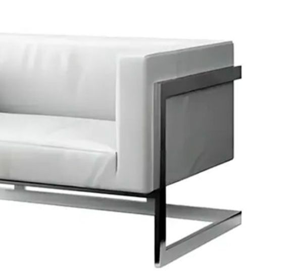 Диван Andrian Silver White