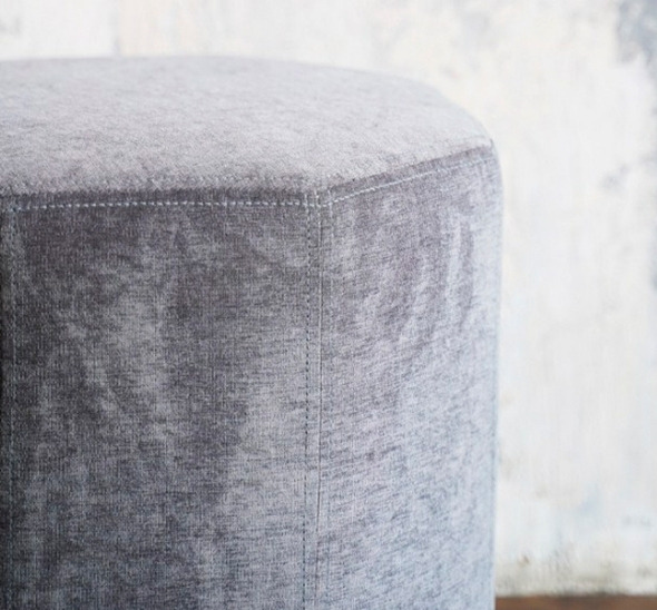 Пуфик многоугольный Серый