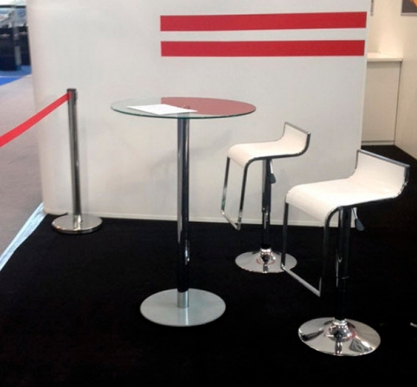 Стул барный Crack белый