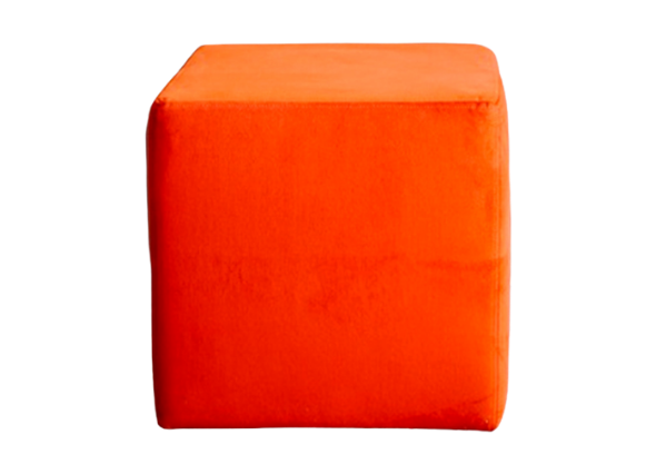Пуфик Куб Оранжевый