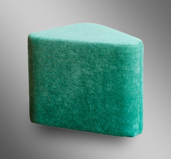 Пуфик треугольный Изумруд