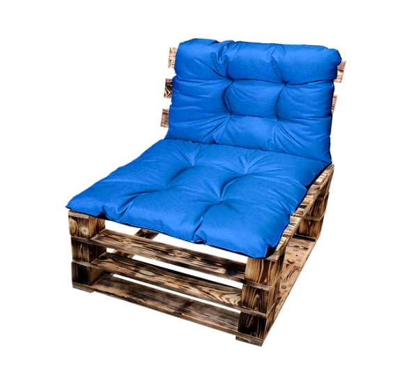 Обожжённое кресло из поддонов