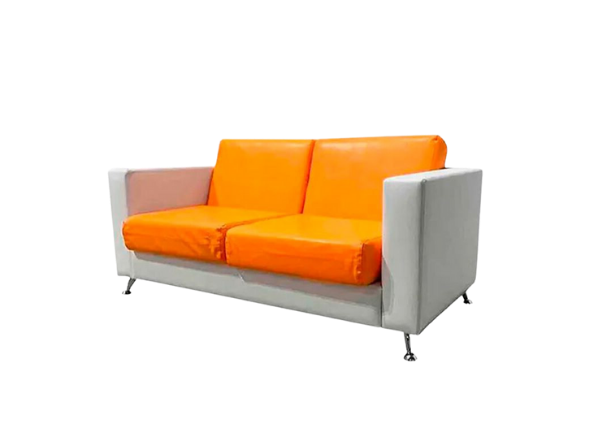 Диван Cube двухместный оранжевый