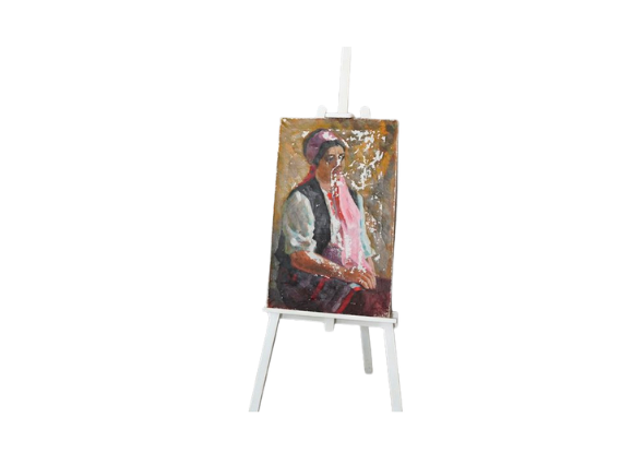 Мольберт белого цвета