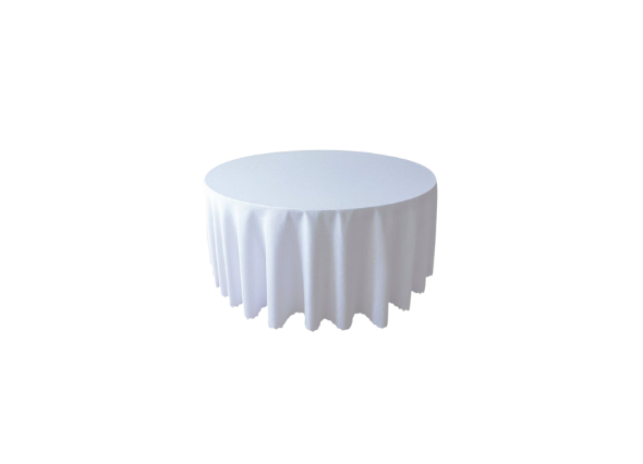 Стол банкетный с белой скатертью