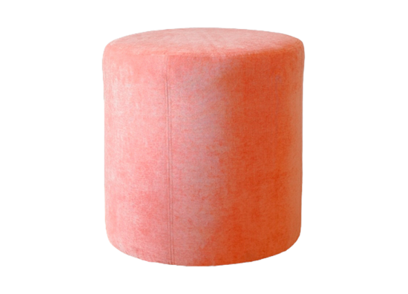 Пуфик круглый Пудрово-розовый