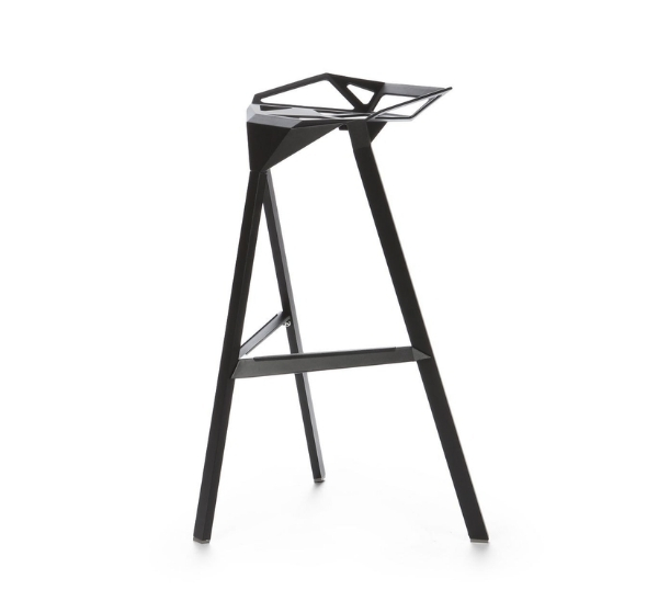 Стул барный One Black