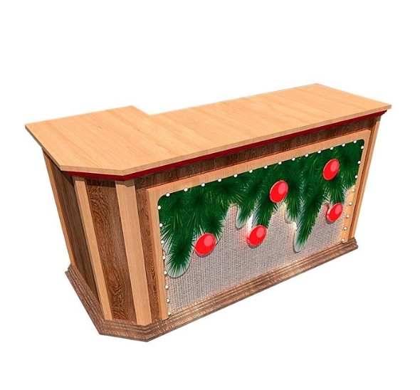 Декорация стол Ивана Урганта Новогодний