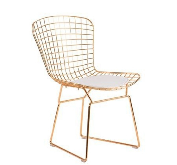 Стул Bertoia Gold