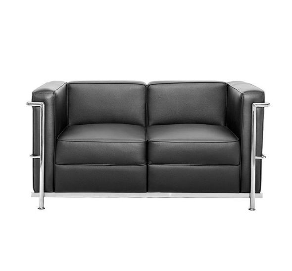 Диван Chrome двухместный черный