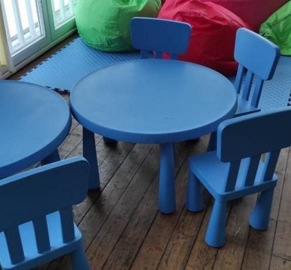 Детский столик Mammut Blue