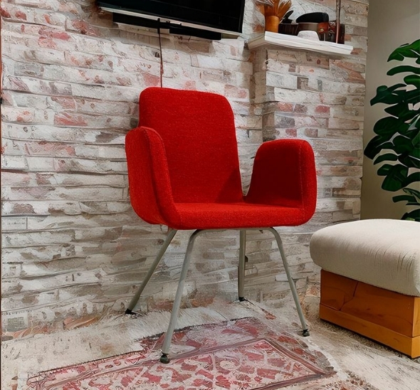 Кресло Патрик красное