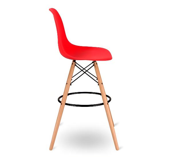 Стул барный Eames красный