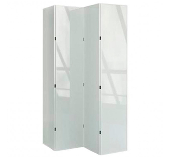 Стеклянная ширма белая