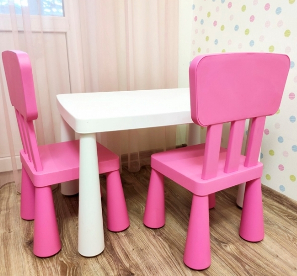 Детский стульчик Mammut розовый