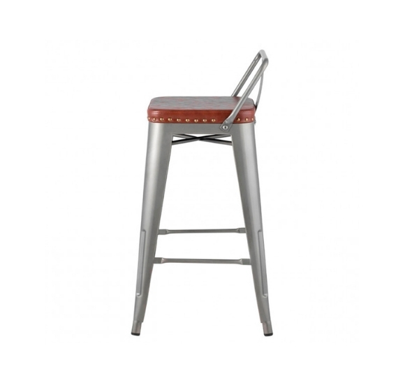 Стул барный Tolix серый