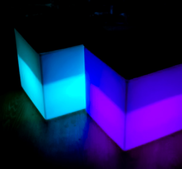 Пуф с подсветкой