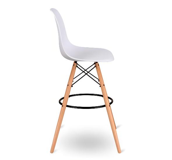 Стул барный Eames белый