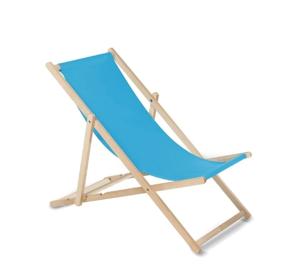 Голубой шезлонг