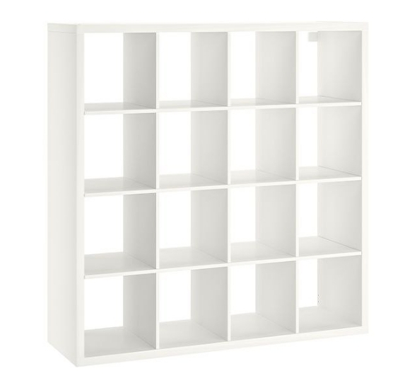 Стеллаж на 16 ячеек белый