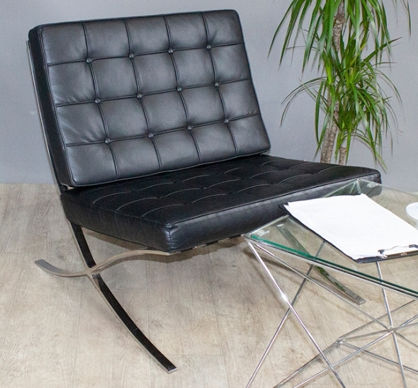 Кресло Barcelona Черное