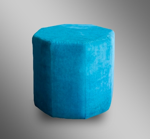 Пуфик многоугольный Аквамарин