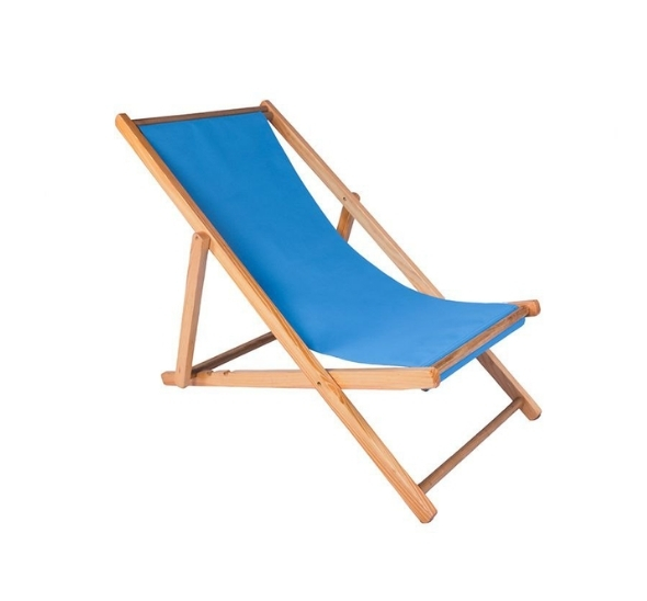 Голубой шезлонг