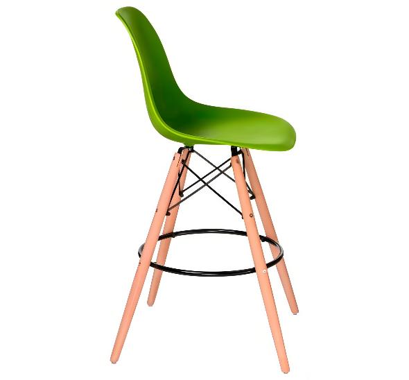 Стул барный Eames зеленый